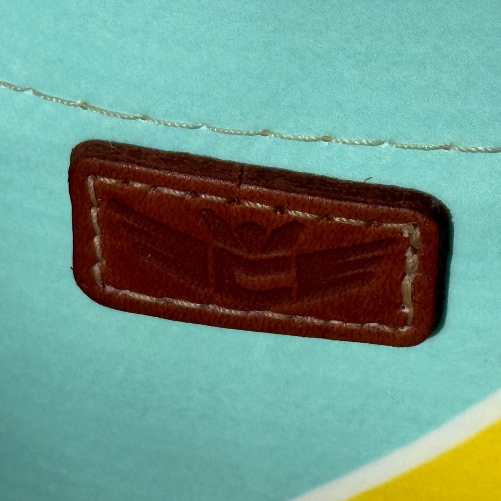 Consuela Turquoise Banana Print Tote - Picture 5 of 9